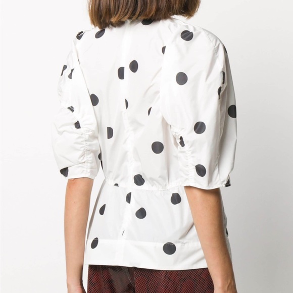 NWT GANNI Polka Dot Top - Picture 4 of 10